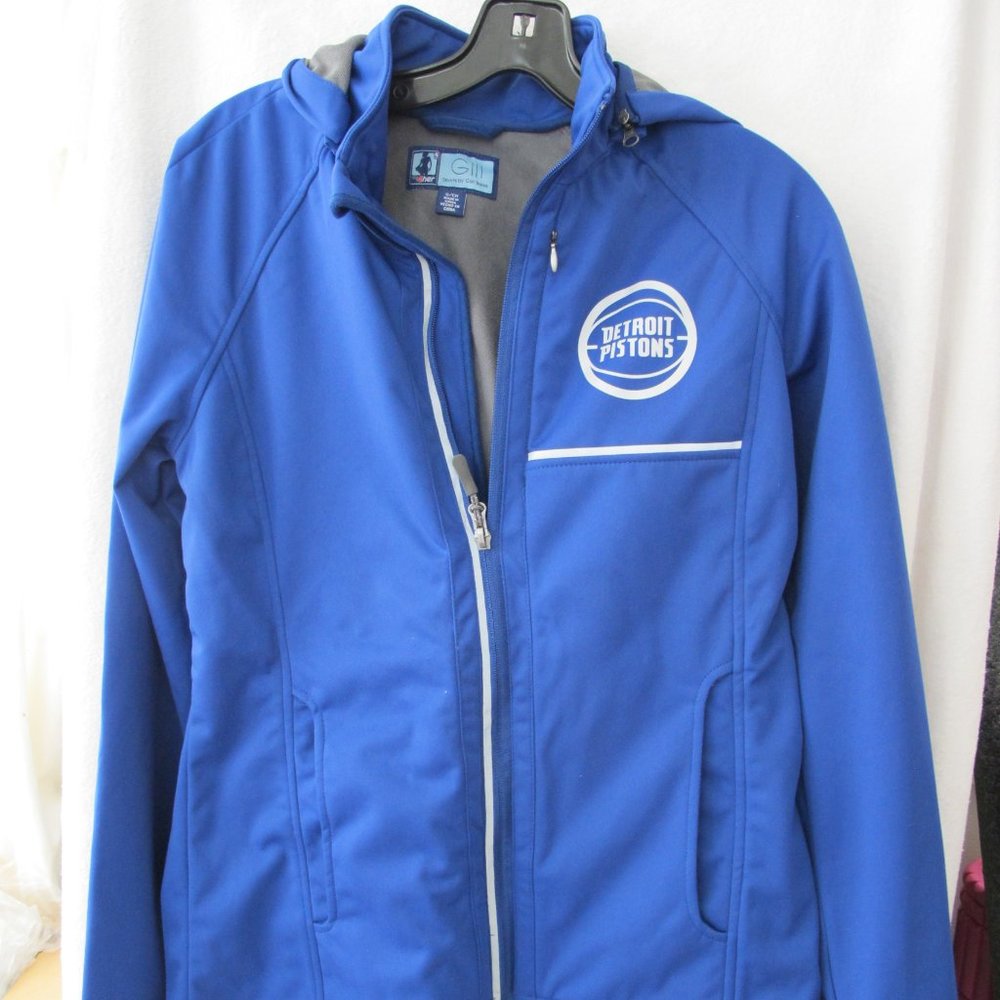 NEW Carl Banks NBA for Her Detroit Pistons Jacket - Small